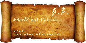 Jobbágyi Polina névjegykártya